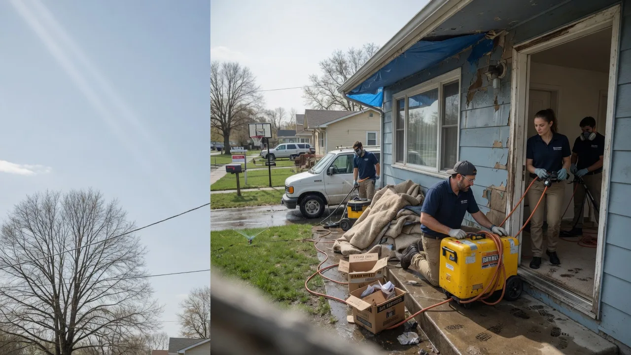 Basement Flood Cleanup in Darlington, IN near me